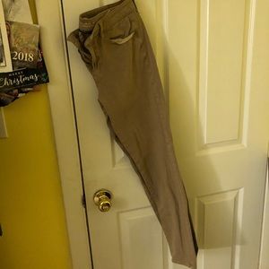 AE high rise khaki jeggings